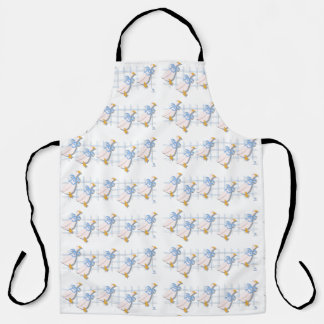 Vintage Kitchen Goose Nostalgia Pattern Style Apron