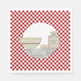 Vintage Kitchen Paper Napkins