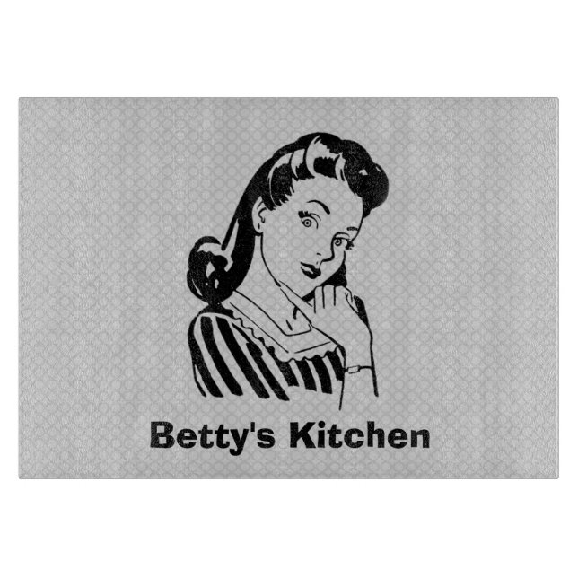 Vintage Kitchen - Personalised Cutting Boards (Front)