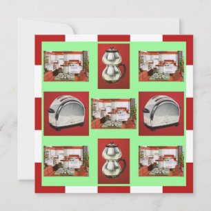 Vintage Kitchen Shower Announcement Invitation