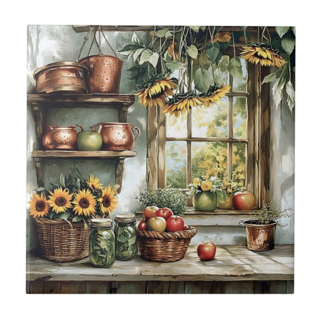 Vintage Kitchen Tile (Front)