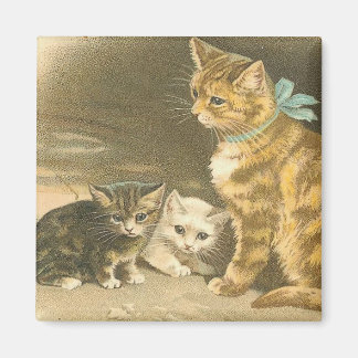 Vintage Kitten Magnet