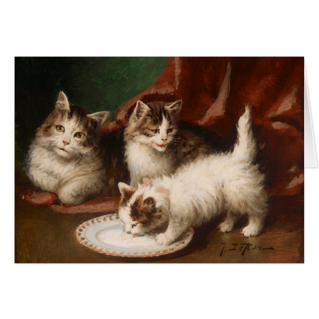 Vintage Kittens by Jules Gustave LeRoy (Front Horizontal)