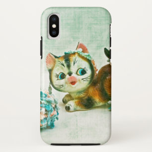 Vintage Kitty Cat iPhone X Case