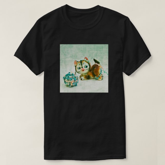 Vintage Kitty Cat T-Shirt (Design Front)