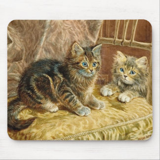 Vintage Kitty Cats - Victorian Art Mouse Mat
