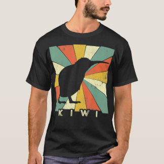 Vintage Kiwi Bird Lover Retro Style Animal T-Shirt