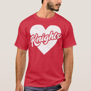 Vintage Knights School Spirit High School  Mascot  T-Shirt