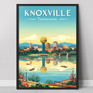Vintage Knoxville Tennessee Poster