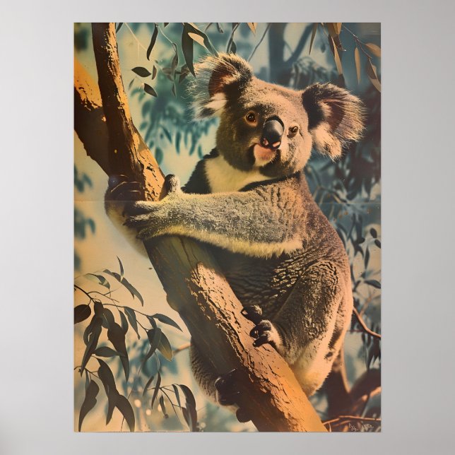 Vintage Koala Poster (Front)