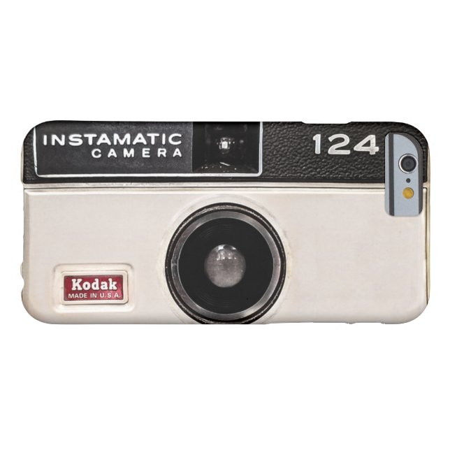 Vintage Kodak Instamatic Camera iPhone Cases (Back Horizontal)