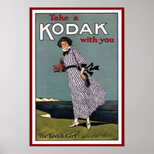 Vintage Kodak Photography Poster