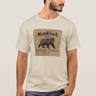 Vintage Kodiak Salmon Label T-Shirt