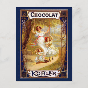 Vintage Kohler Chocolat Advertisement Postcard