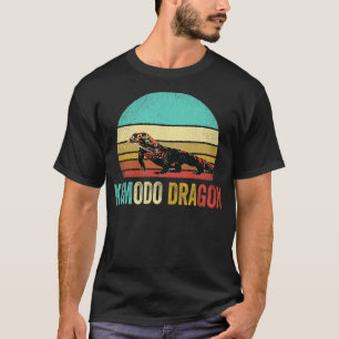 Vintage Komodo Dragon Shirt Sunset