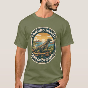 Vintage Komodo Island National Park Indonesia T-Shirt