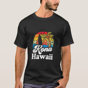 Vintage Kona Beach Hawaii Hawaiian Surfing Surf 70 T-Shirt
