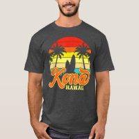 Vintage Kona Beach Hawaii Surf Hawaiian Surfing 70