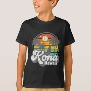 Vintage Kona Beach Hawaii Surf Hawaiian Surfing 70 T-Shirt