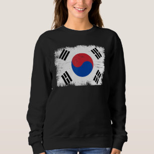 Vintage Korea Republic of Korea Flag South Korean Sweatshirt