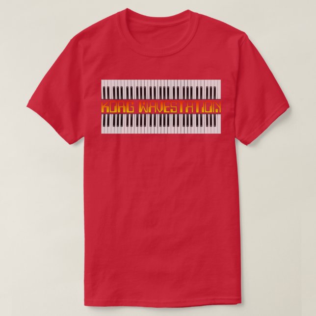 Vintage Korg Synth  T-Shirt (Design Front)