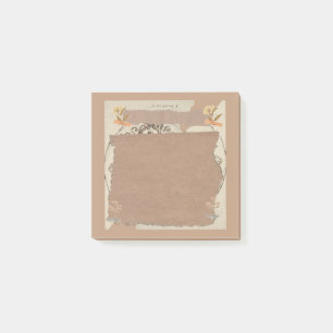 Vintage Kraft Scrapbook Collage Cottagecore Notepa Post-it Notes