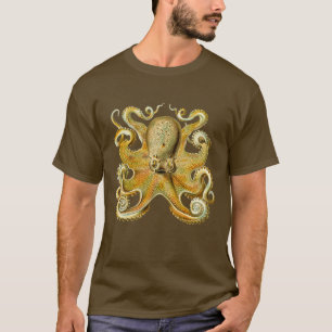 Vintage Kraken, Octopus Gamochonia, Ernst Haeckel T-Shirt