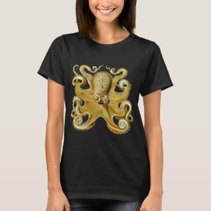 Vintage Kraken, Octopus Gamochonia, Ernst Haeckel T-Shirt