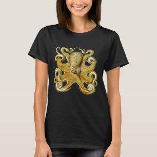 Vintage Kraken, Octopus Gamochonia, Ernst Haeckel T-Shirt