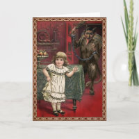 Vintage Krampus and Child
