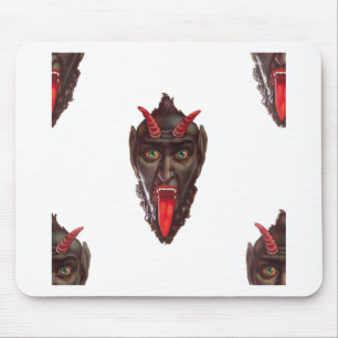 vintage krampus mouse mat