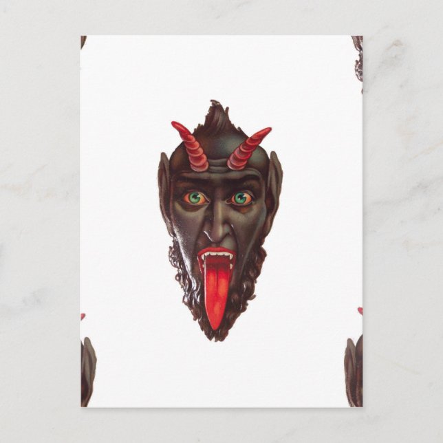 vintage krampus postcard (Front)