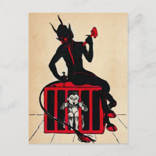 Vintage Krampus Postcard