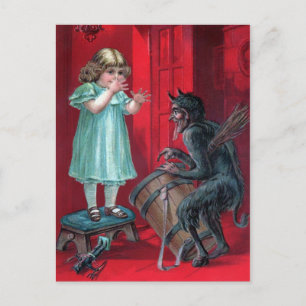 Vintage Krampus Postcard