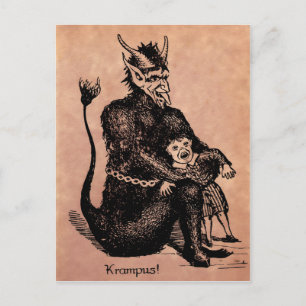 Vintage Krampus Postcard