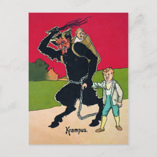 Vintage Krampus Postcard