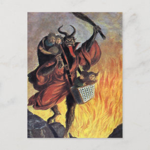 Vintage Krampus Postcard