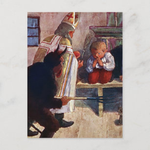 Vintage Krampus Postcard