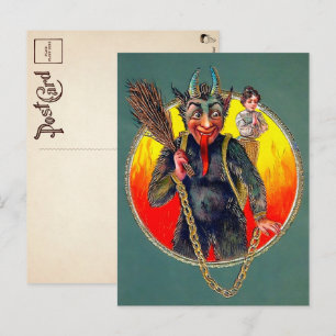 Vintage Krampus Postcard