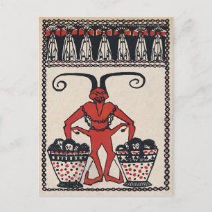 Vintage Krampus Postcard