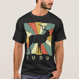 Vintage Kudu Lover Retro Style Animal T-Shirt