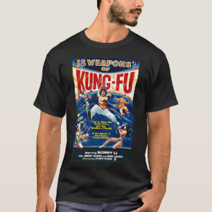 Vintage Kungfu Karate Bjj Martial Arts Movie Retro T-Shirt
