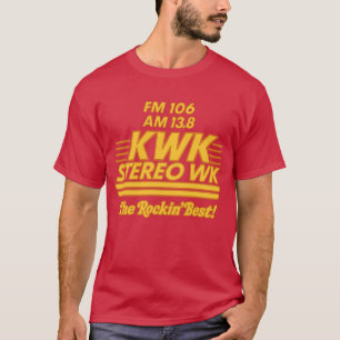 Vintage KWK Stereo, St. Louis, Missouri T-Shirt