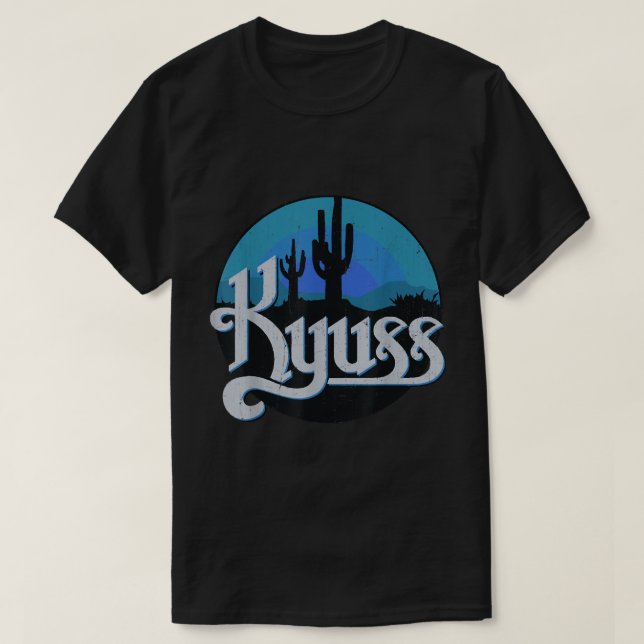 Vintage Kyusses 1987 Retro Rock 80s Tee  (Design Front)