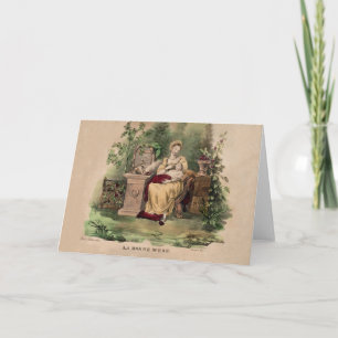 Vintage La Bonne Mere (The Good Mother), Restored Card