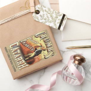 Vintage Label Art, Crumb's Pocket Asthma Inhaler