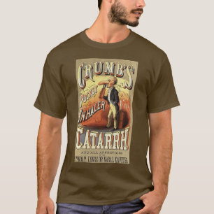 Vintage Label Art, Crumb's Pocket Asthma Inhaler T-Shirt