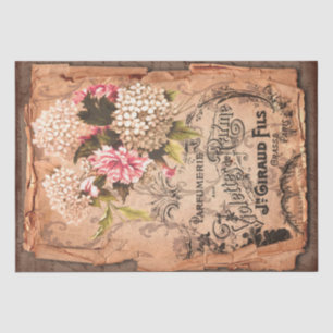 Vintage Label & Illustrations Shabby Chic Tissue Paper