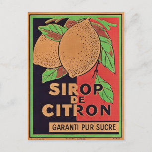 Vintage Label Postcard