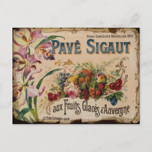 Vintage Label Postcard